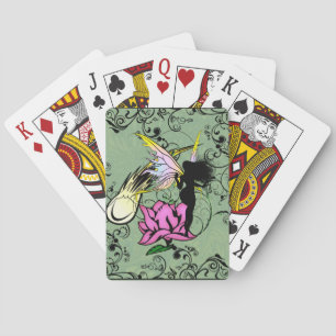Rose Shadow Fairy Playing Cards