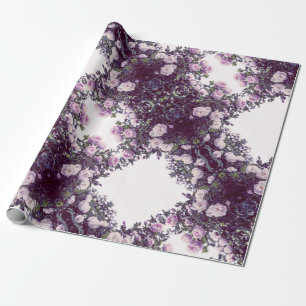 Rose shrub photography wrapping paper