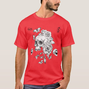 rose skull T-Shirt