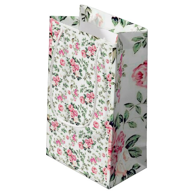 Rose Small Gift Bag (Back Angled)