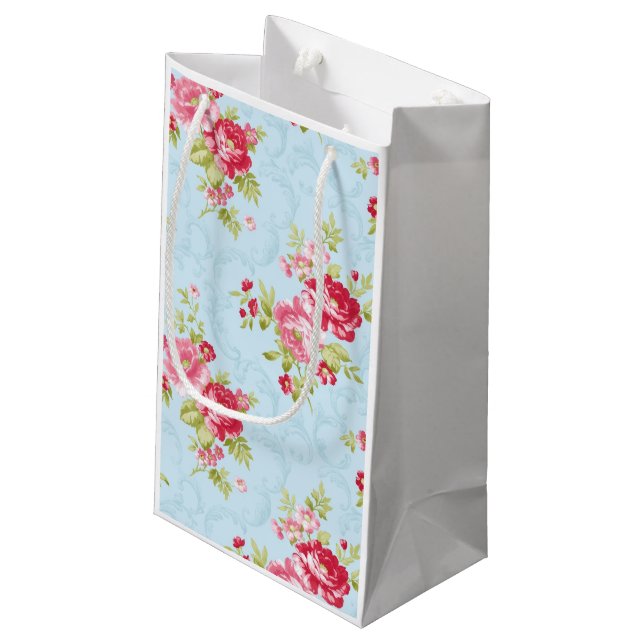 Rose Small Gift Bag (Back Angled)