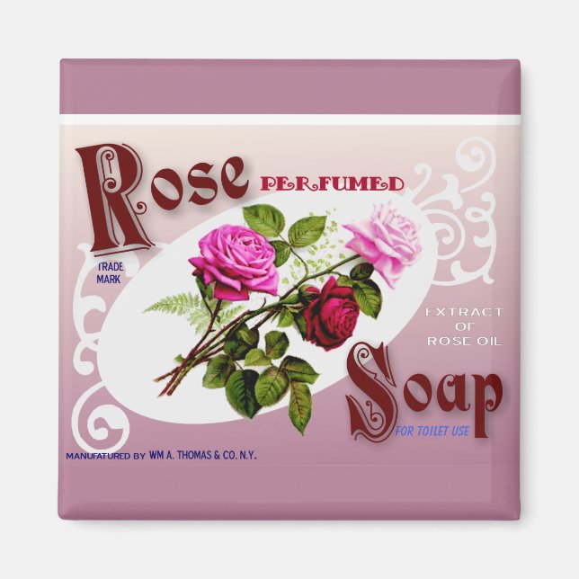 Rose Soap Magnet (Front)