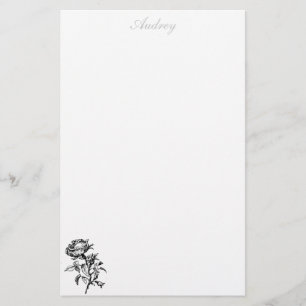 Rose Stationery - Personalised