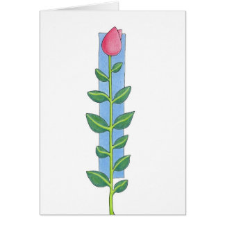 Rose Stem Card