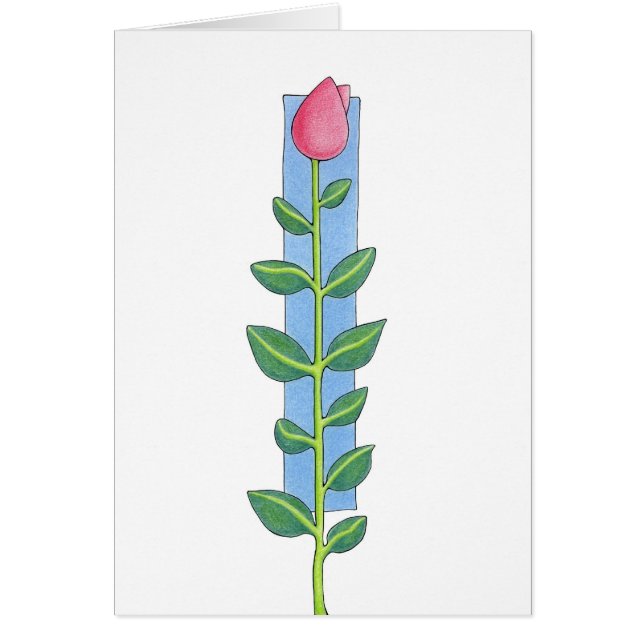Rose Stem Card (Front)