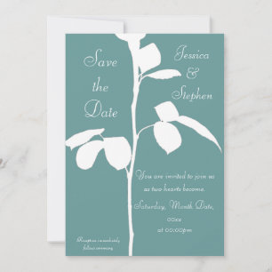 Rose Stem Save The Date