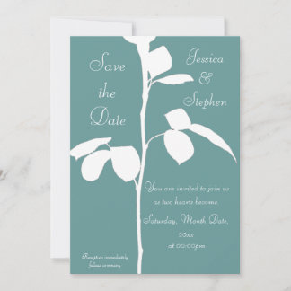 Rose Stem Save The Date