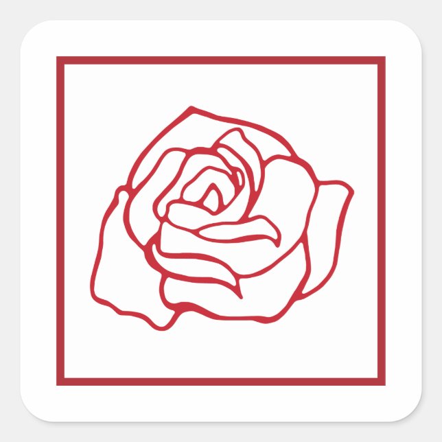 Rose  Stickers (Front)