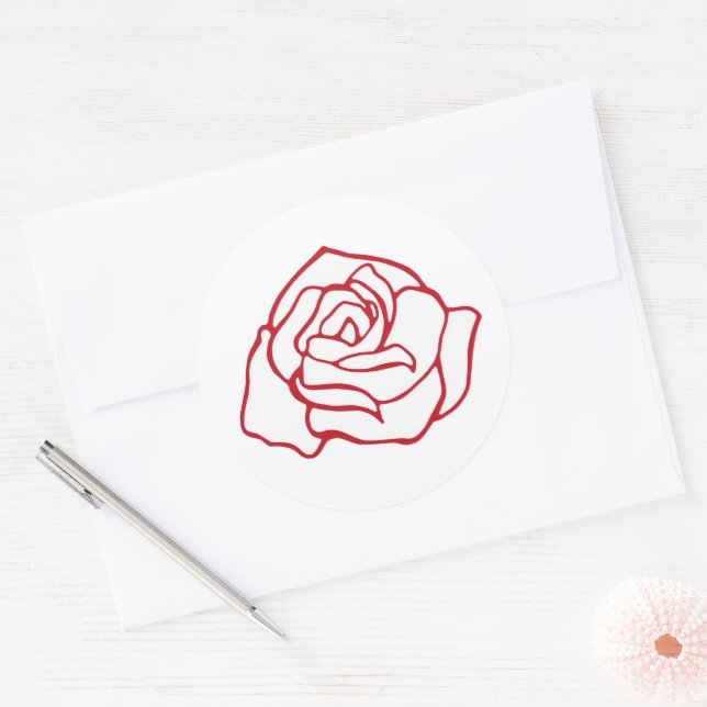 Rose Stickers (Envelope)