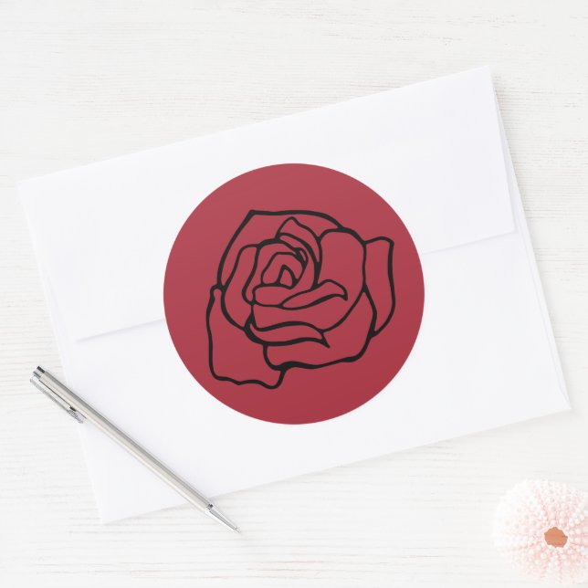 Rose Stickers (Envelope)