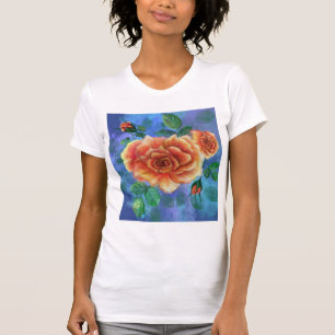 Rose T-Shirt Painting