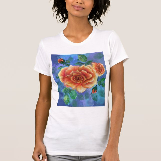 Rose T-Shirt Painting (Front)
