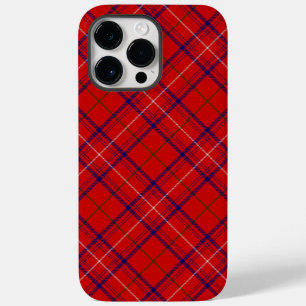 Rose tartan red blue plaid Case-Mate iPhone 14 pro max case
