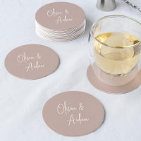 Rose Taupe | Modern Handwritten Script Wedding