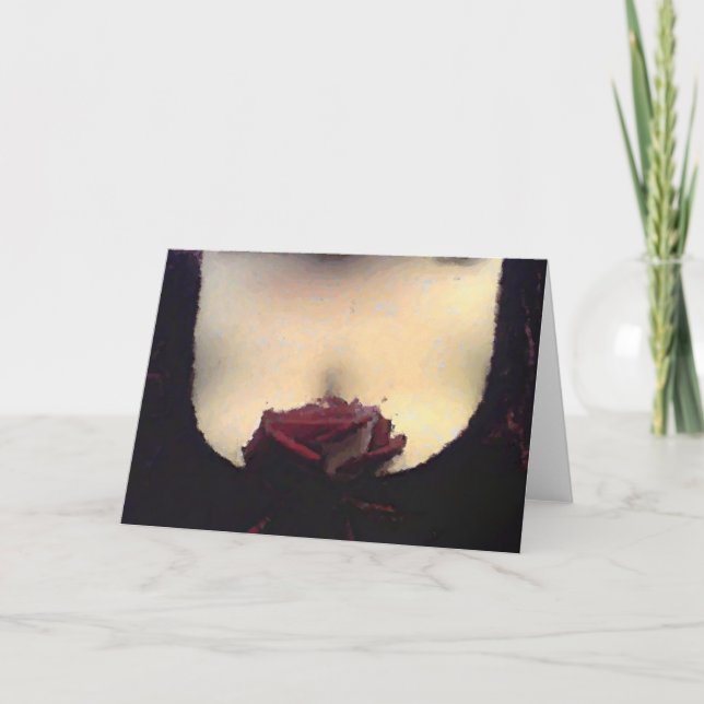 Rose Thank You Card (Front)