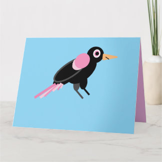 Rose the blackbird card