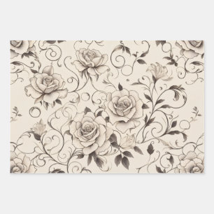 Rose themed Wrapping Paper