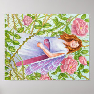 Rose Thorn Fairy Poster
