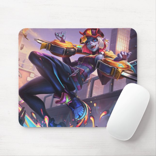 Rose Thorn Gaming Mousepad | Little Fury Monster (With Mouse)