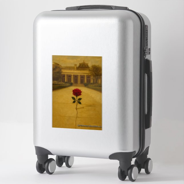 Rose Through the Crack: Back of the White House (Suitcase)