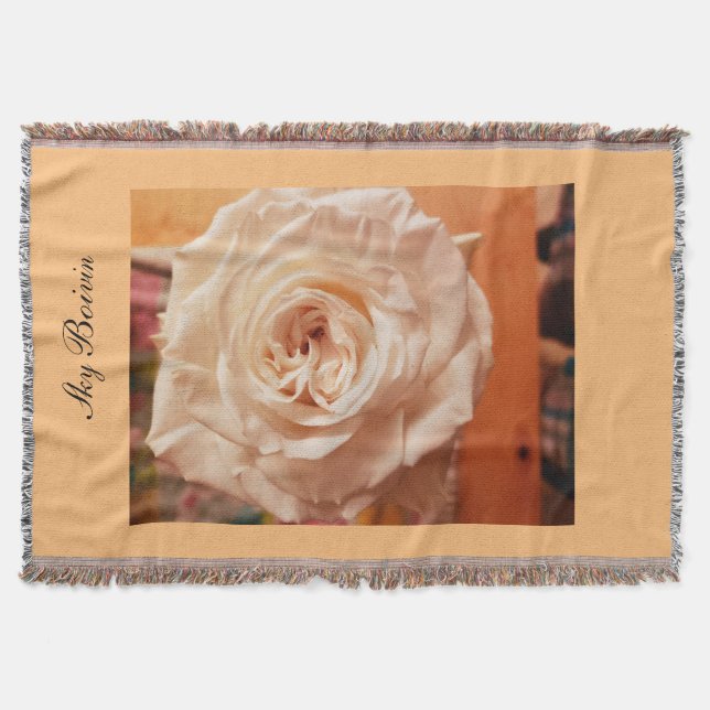 Rose Throw Blanket (Front)