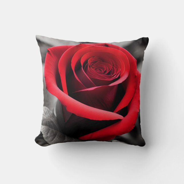 Rose Throw Pillow (Front)
