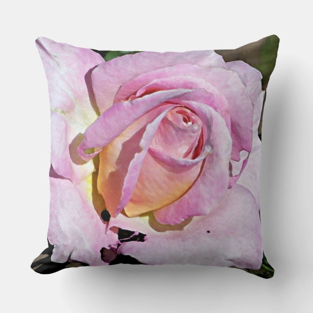 Rose Throw Pillow (Front)
