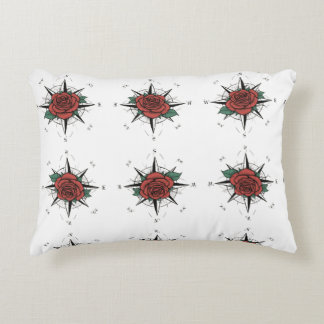 Rose Throw Pillows: A Touch of Love and Serenity  Decorative Cushion