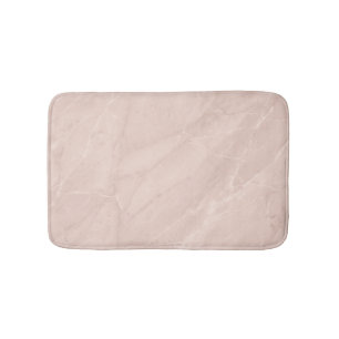 Rose Tone Marble Clean Elegant Look Bath Mat