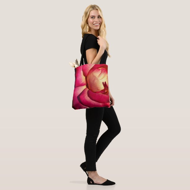 Rose Tote Bag (On Model)