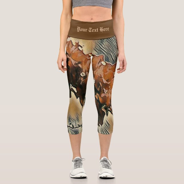 Rose Tree Art Leggings (Front)