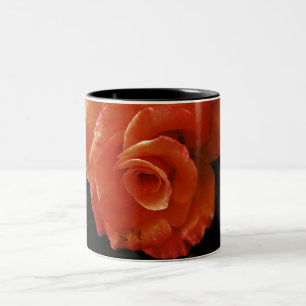 Rose Two-Tone Coffee Mug