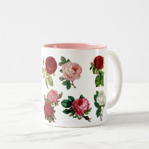 Rose Two-Tone Coffee Mug
