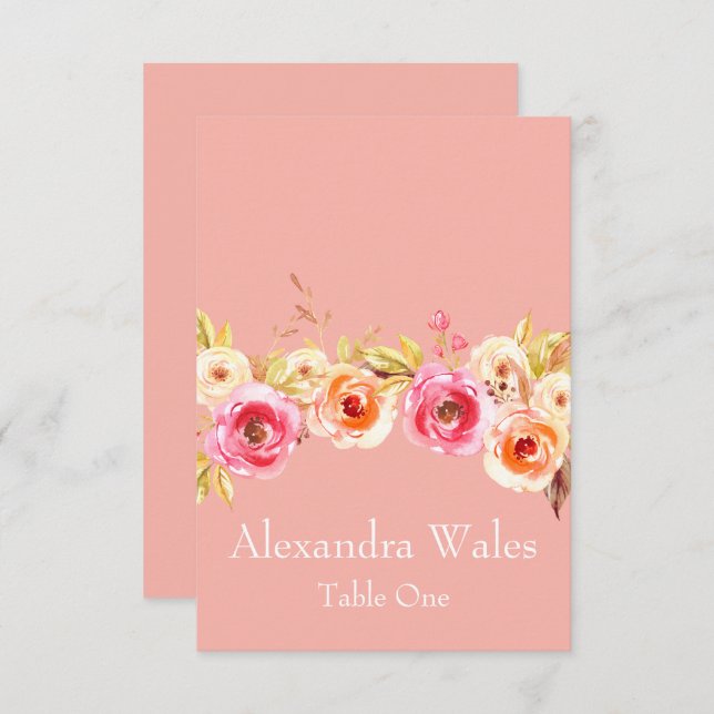 Rose Unity Invitation (Front/Back)