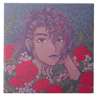 Rose Valentine Tile