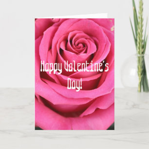 Rose valentine's day card