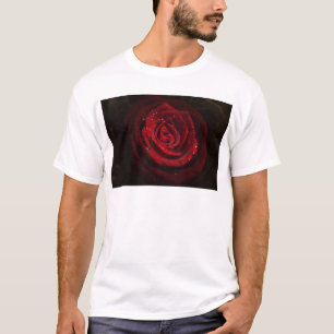 Rose Vines Heart Pattern Flower Peace Love Destiny T-Shirt