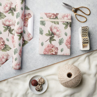 Rose vintage Wrapping Paper Gift Wrap