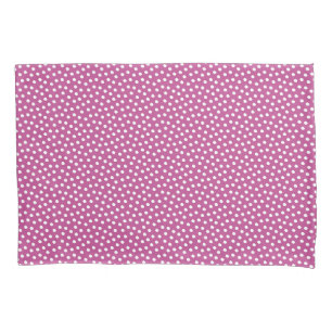 Rose Violet Watercolor Dots Pillow Case