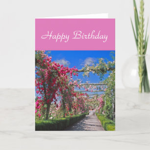 Rose-walk card
