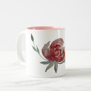 Rose Watercolor Mug