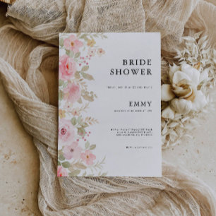 Rose Wedding  Bridal Shower Invitation