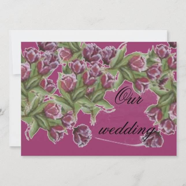 ROSE wedding invitation (Front)
