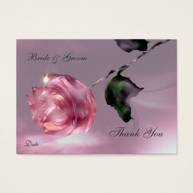 Rose Wedding Thank You (Front)
