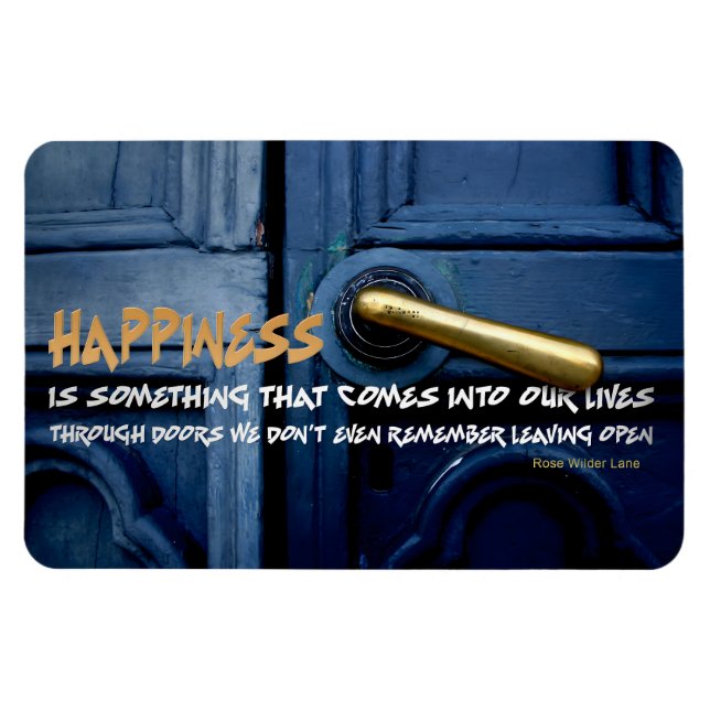 Rose Wilder Lane Inspirational Quote Flexible Magnet (Horizontal)
