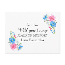 Rose wildflower watercolor | Personalise