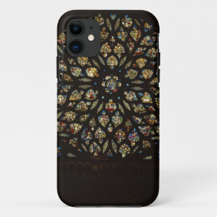 Rose window above the west door, with scenes depic iPhone 11 case
