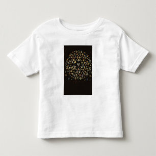 Rose window above the west door, with scenes depic toddler T-Shirt
