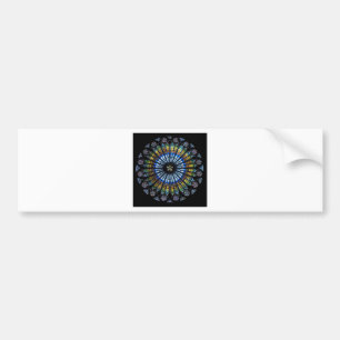 rose window bumper sticker