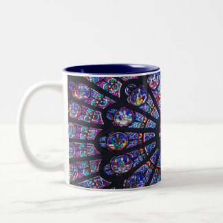 Rose Window Paris Two-Tone Coffee Mug